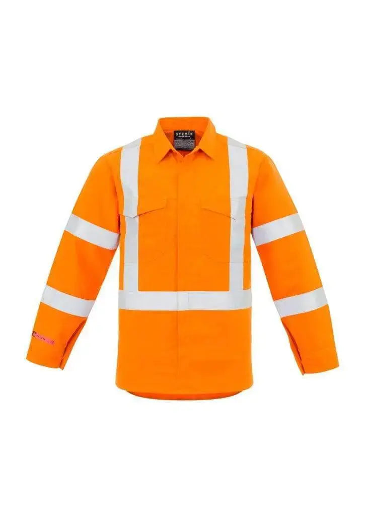 SYZMIK Men’s X Back Taped FR Shirt ZW137 Metro Workwear.